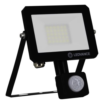 Ledvance - LED-strålkastare med rörelse- och skymningssensor FLOODLIGHT LED/20W/230V 4000K IP65
