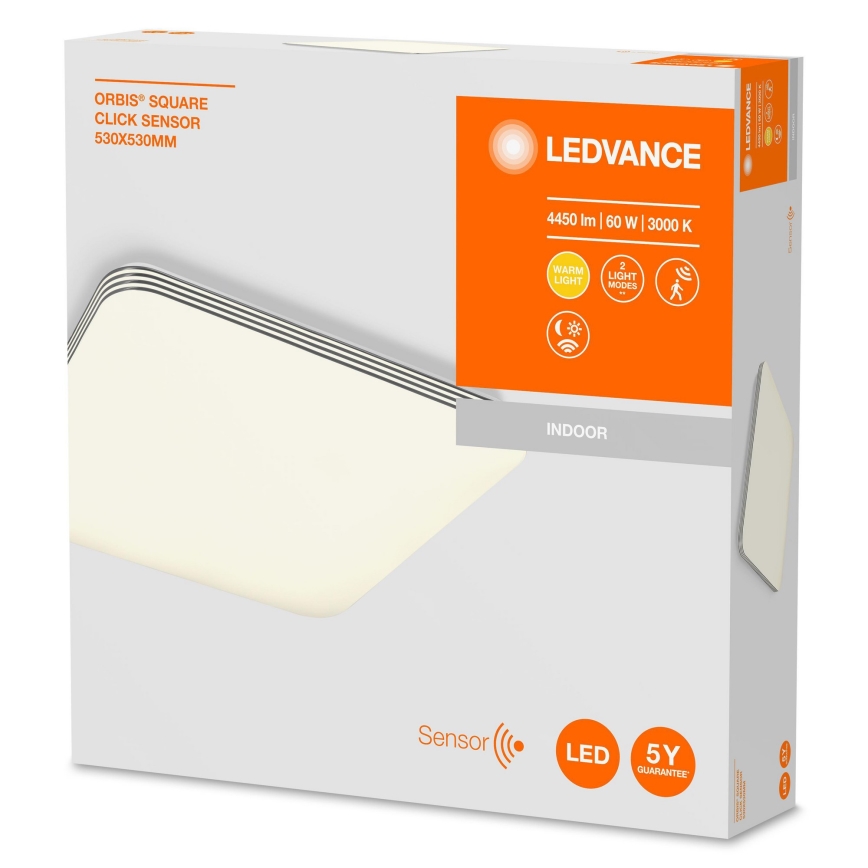 Ledvance - LED taklampa med sensor ORBIS LED/60W/230V 3000K