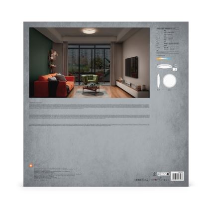 Ledvance - LED taklampa ORBIS HELMAN LED/36W/230V diameter 48,5 cm silver