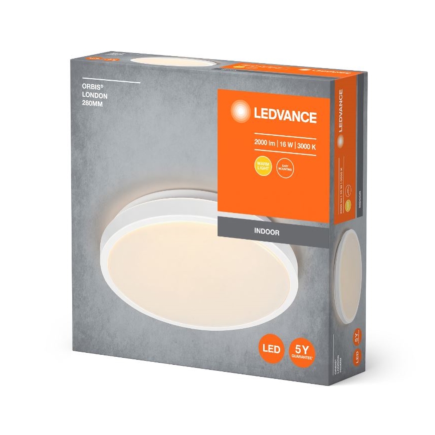 Ledvance - LED taklampa ORBIS LONDON LED/16W/230V vit