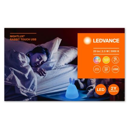 Ledvance - LED Touch Barn Nattlampa TOUCH LED/2,5W/5V 1200 mAh