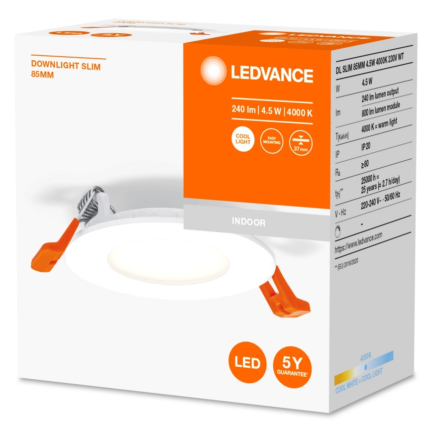 Ledvance - LED upphängd taklampa  SLIM LED/4,5W/230V 4000K