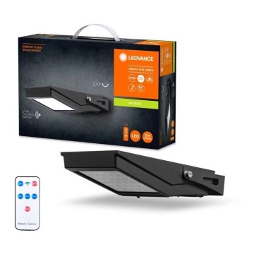 Ledvance - LED Utomhus solreflektor med rörelse- och skymningssensor FLOOD LED/10W/3,6V 2000 mAh IP65 + fjärrkontroll
