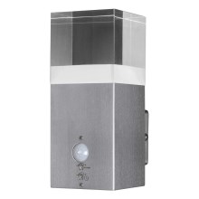 Ledvance - LED Utomhus Väggbelysning med sensor Kristall 1xLED/5W/230V IP44