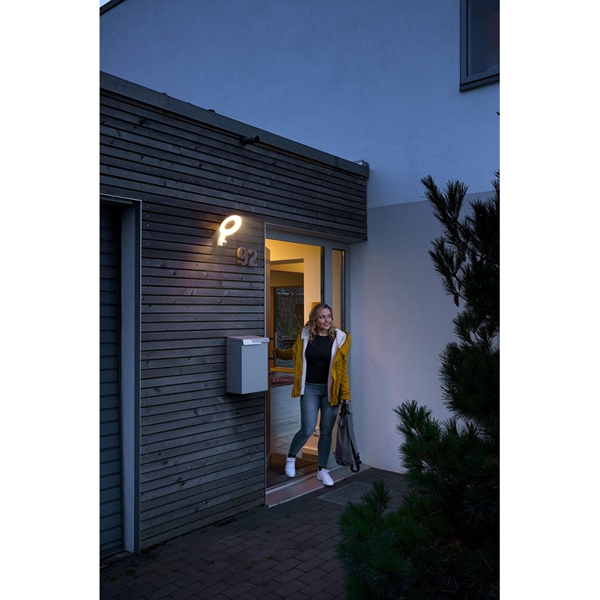 Ledvance - LED Utomhus Väggbelysning med sensor LOOP 1xLED/12W/230V IP44