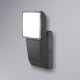 Ledvance -LED Utomhus Väggbelysning med sensor  SPOT LED/8W/230V IP55 svart