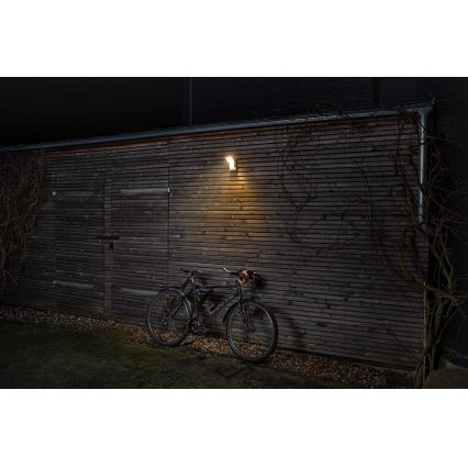 Ledvance -LED Utomhus Väggbelysning med sensor  SPOT LED/8W/230V IP55 svart