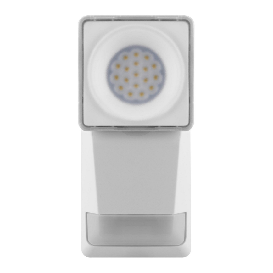 Ledvance - LED Utomhus Väggbelysning med sensor SPOT LED/8W/230V IP55 vit