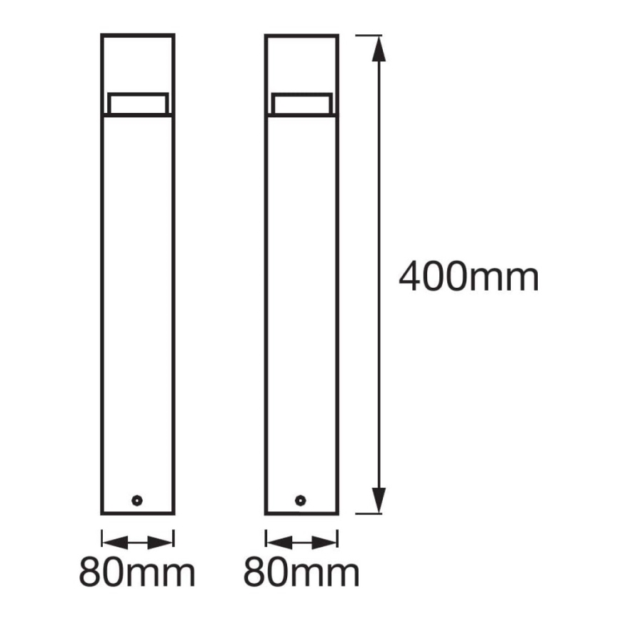 Ledvance - LED utomhuslampa CRYSTAL LED/4,5W/230V IP44 40 cm