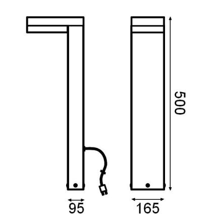 Ledvance - LED Utomhuslampa ENDURA HYBRID VENUS LED/4W/12V IP44