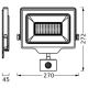 Ledvance - LED Väggstrålkastare för utomhusbruk med sensor FLOODLIGHT ESSENTIAL LED/100W/230V IP65