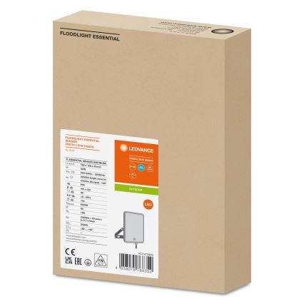 Ledvance - LED Utomhusstrålkastare med sensor FLOODLIGHT LED/30W/230V 6500K IP65