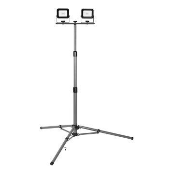 Ledvance - LED Utomhusstrålkastare med stativ WORKLIGHT TRIPOD 2xLED/10W/230V 6500K IP65