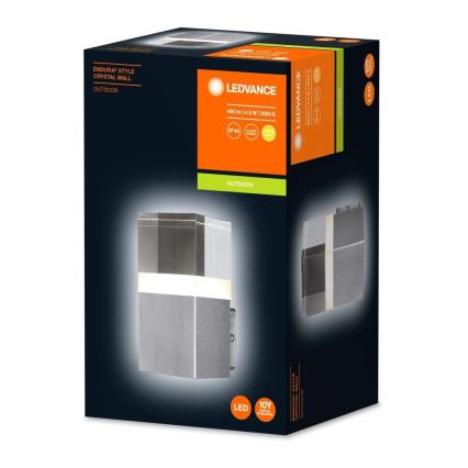 Ledvance - LED utomhusväggarmatur CRYSTAL LED/4,5W/230V IP44