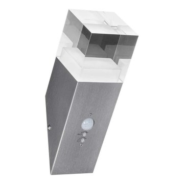 Ledvance - LED-utomhusväggarmatur med sensor CRYSTAL LED/5W/230V IP44