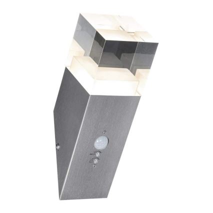 Ledvance - LED-utomhusväggarmatur med sensor CRYSTAL LED/5W/230V IP44