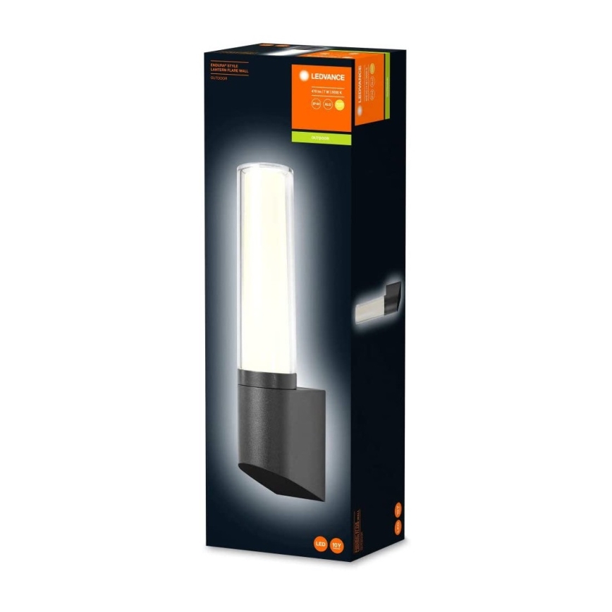 Ledvance - LED utomhusvägglampa FLARE LED/7W/230V IP44