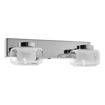 Ledvance - LED Vägglampa för badrum ORBIS FLAME 2xLED/5,5W/230V 3000/4000K IP44 krom