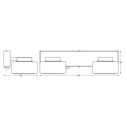 Ledvance - LED Vägglampa för badrum ORBIS FLAME 2xLED/5,5W/230V 3000/4000K IP44 krom