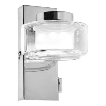 Ledvance - LED Vägglampa för badrum ORBIS FLAME LED/5,5W/230V 3000/4000K IP44 krom