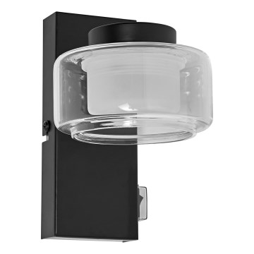 Ledvance - LED Vägglampa för badrum ORBIS FLAME LED/5,5W/230V 3000/4000K IP44 svart