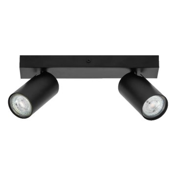 Ledvance - LED väggspot OCTAGON 2xGU10/3,4W/230V 2700K svart