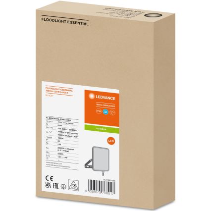 Ledvance - LED Väggstrålkastare för utomhusbruk FLOODLIGHT LED/20W/230V 4000K IP65