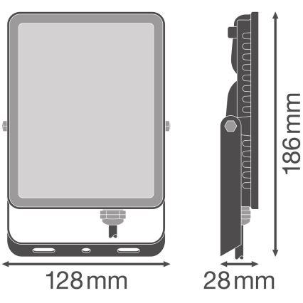 Ledvance - LED Väggstrålkastare för utomhusbruk FLOODLIGHT LED/30W/230V 4000K IP65