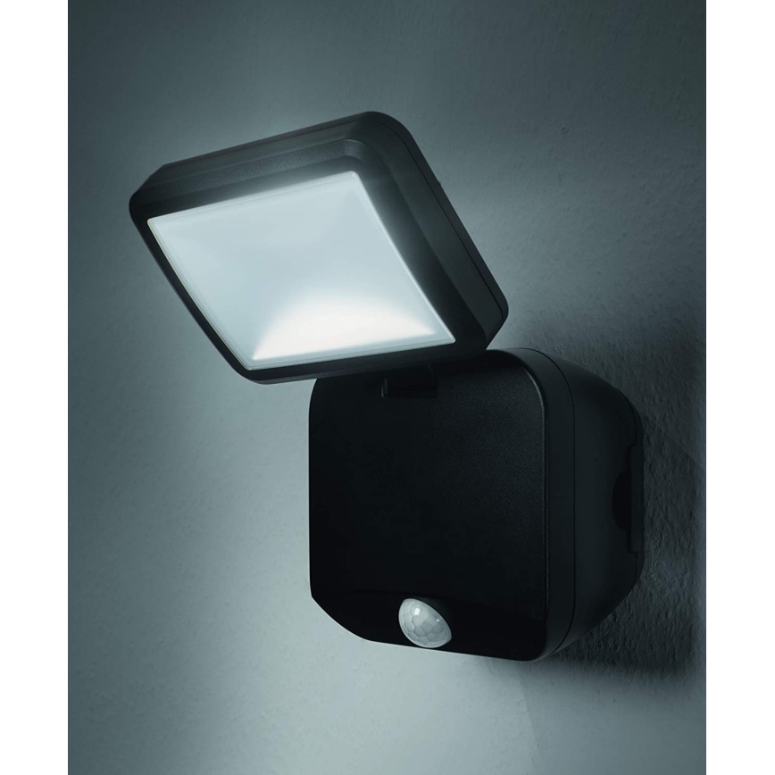 Ledvance - LED Väggstrålkastare för utomhusbruk med sensor SPOTLIGHT LED/4W/4xD IP54