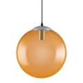 Ledvance - Ljuskrona med snöre BUBBLE 1xE27/40W/230V orange d. 30 cm
