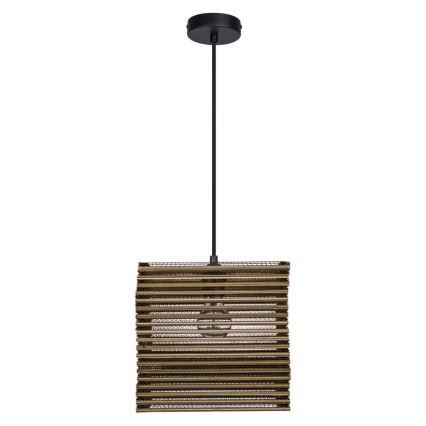 Ledvance - Ljuskrona med textilsladd DECOR CARDBOARD 1xE27/15W/230V 25x25 cm