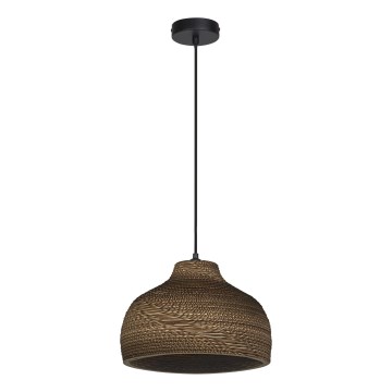 Ledvance - Ljuskrona med textilsladd DECOR CARDBOARD 1xE27/15W/230V diameter 36 cm