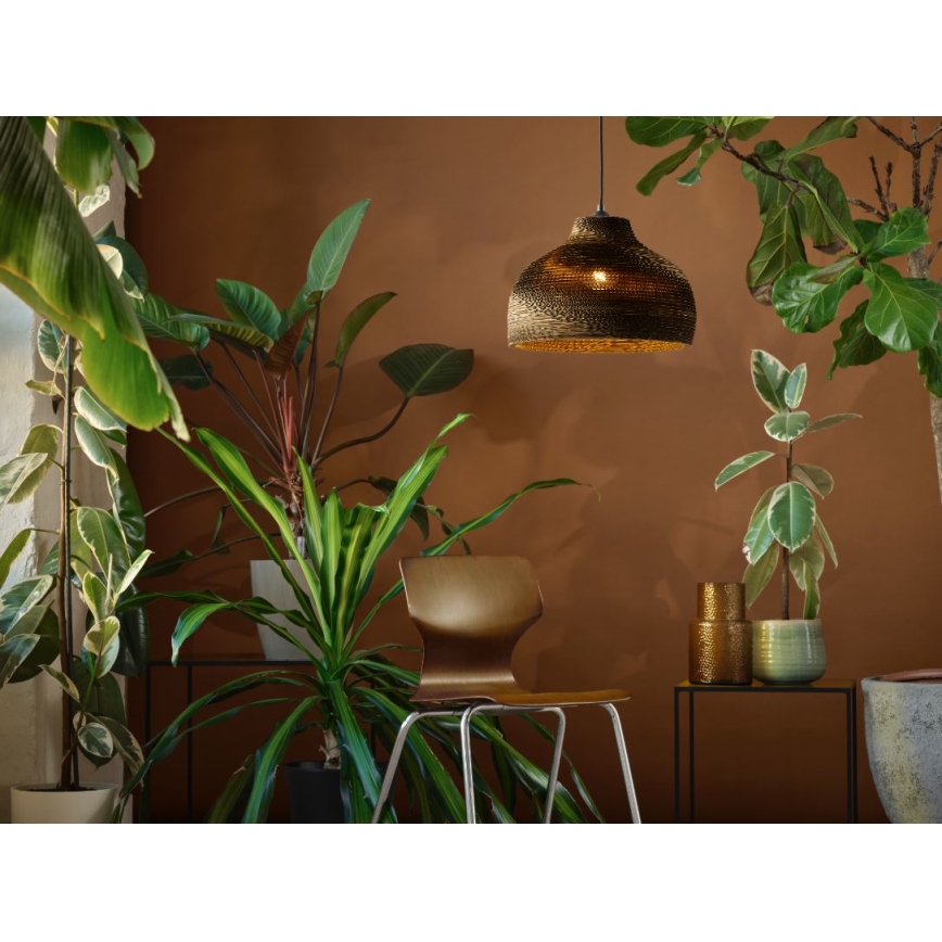 Ledvance - Ljuskrona med textilsladd DECOR CARDBOARD 1xE27/15W/230V diameter 36 cm