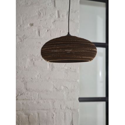 Ledvance - Ljuskrona med textilsladd DECOR CARDBOARD 1xE27/15W/230V diameter 40 cm