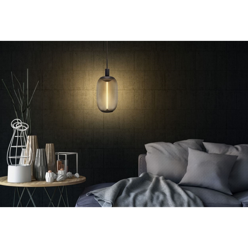 Ledvance - Ljuskrona med textilsladd PENDULUM NEEDLE 1xE27/15W/230V