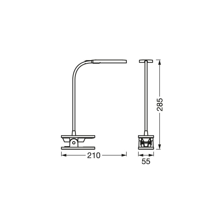 Ledvance - LED Dimbart pekbordslampa med touch PANAN LED/5,2W/5V 1200 mAh