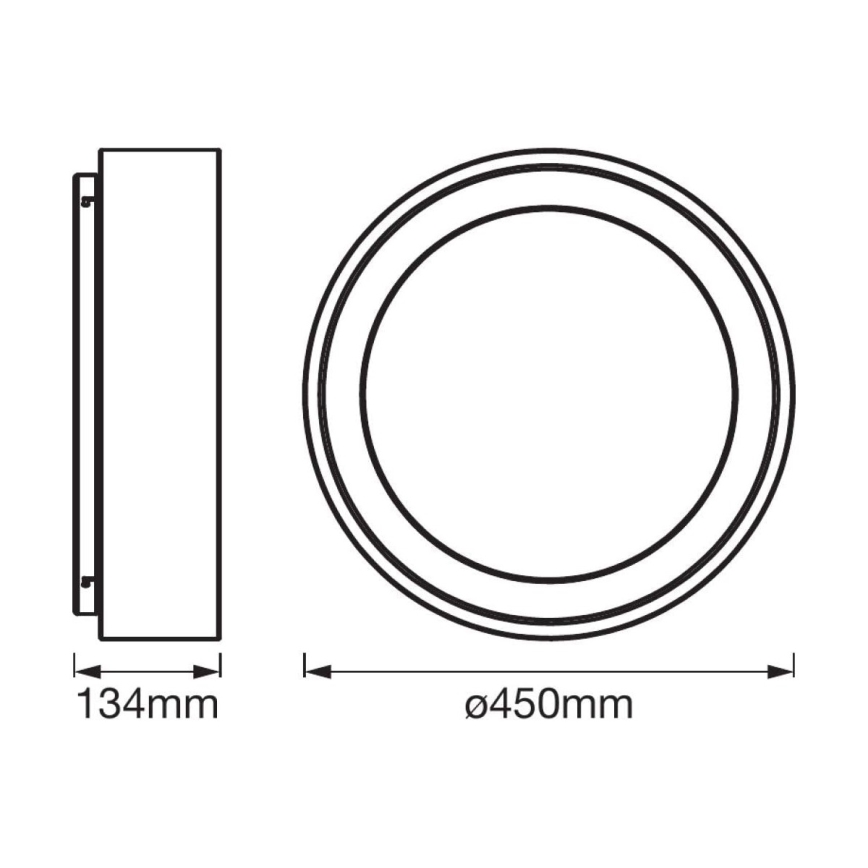 Ledvance - Dimbart LED-armatur SMART+ CYLINDER LED/26W/230V 3000K-6500K Wi-Fi