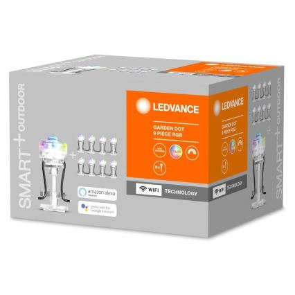Ledvance - LED RGB Utomhus förlängningsset SMART+ DOT 9xLED/2,5W/230V IP65 Wi-Fi