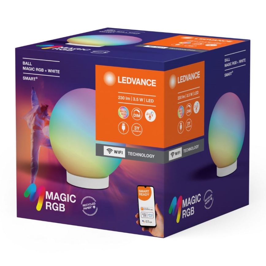 Ledvance - LED RGBW dimbar bordslampa SMART+ MAGIC LED/3,5W/5V 2200-6500K Wi-Fi