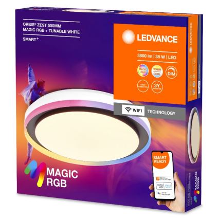 Ledvance - LED RGBW Dimbart takarmatur SMART+ MAGIC LED/38W/230V 2700-6500K Wi-Fi