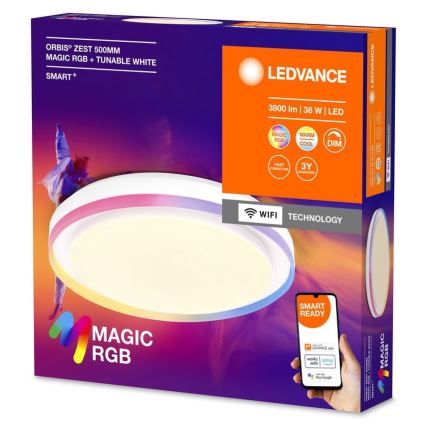Ledvance - LED RGBW Dimbart takarmatur SMART+ MAGIC LED/38W/230V 2700-6500K Wi-Fi