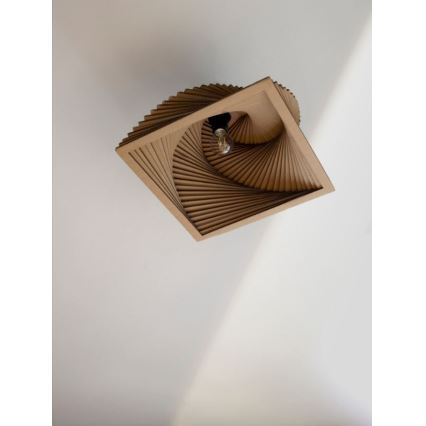 Ledvance - Taklampa DECOR CARDBOARD 1xE27/15W/230V 40x40 cm