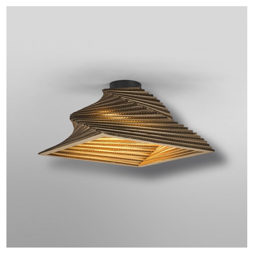 Ledvance - Taklampa DECOR CARDBOARD 1xE27/15W/230V 40x40 cm