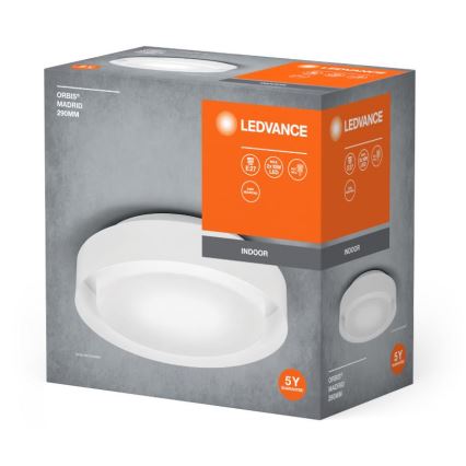 Ledvance - Taklampa ORBIS MADRID 2xE27/10W/230V vit