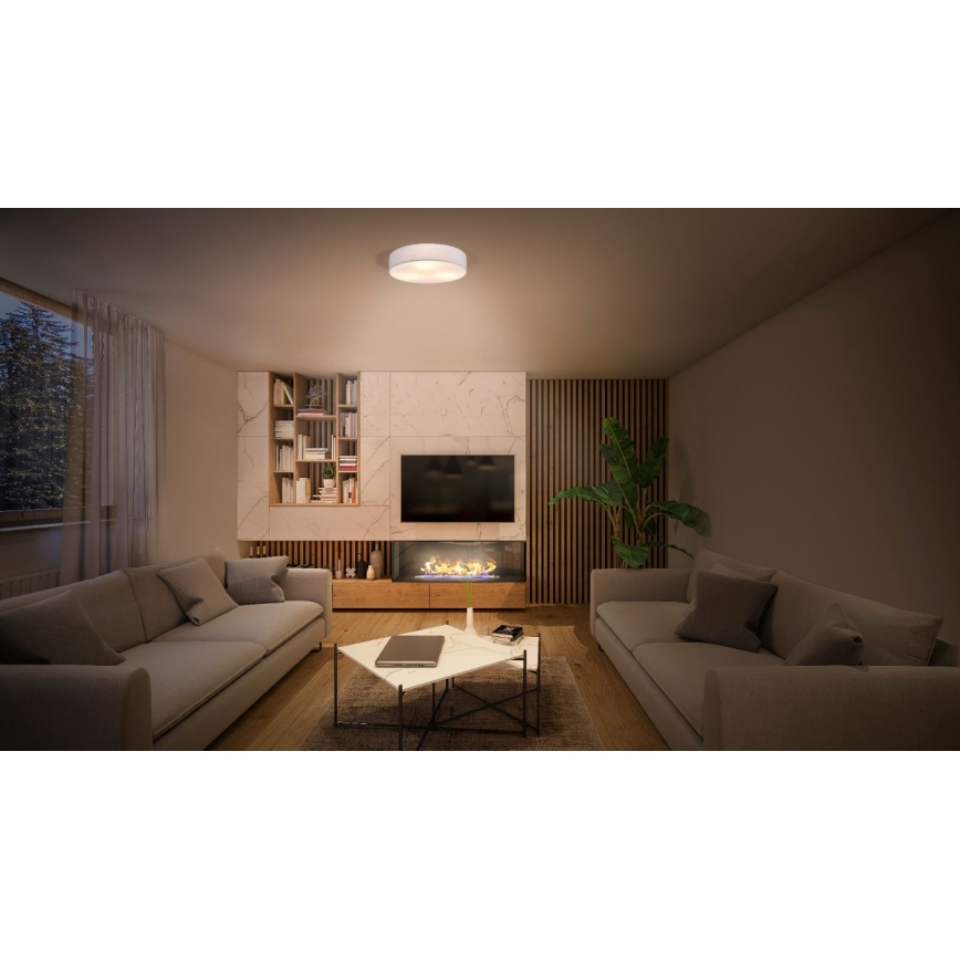 Ledvance - Taklampa ORBIS PARIS 2xE27/25W/230V vit