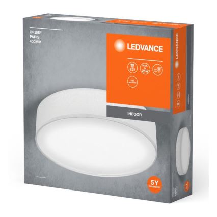 Ledvance - Taklampa ORBIS PARIS 2xE27/25W/230V vit