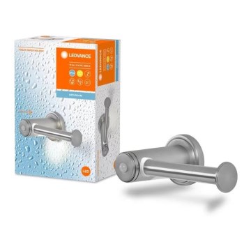 Ledvance - Toalettpappershållare med LED bakgrundsbelyst 3xAAA IP44