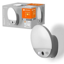 Ledvance - Utomhus LED vägglampa  med sensor  Data kontakt  kamerou SMART+ LED/15W/230V Wi-Fi IP44