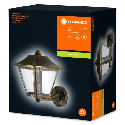 Ledvance - Utomhus Väggbelysning ENDURA 1xE27/60W/230V IP44