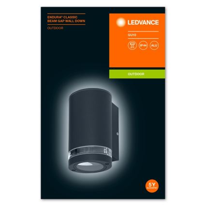 Ledvance - Utomhus vägglampa  BEAM 1xGU10/35W/230V IP44